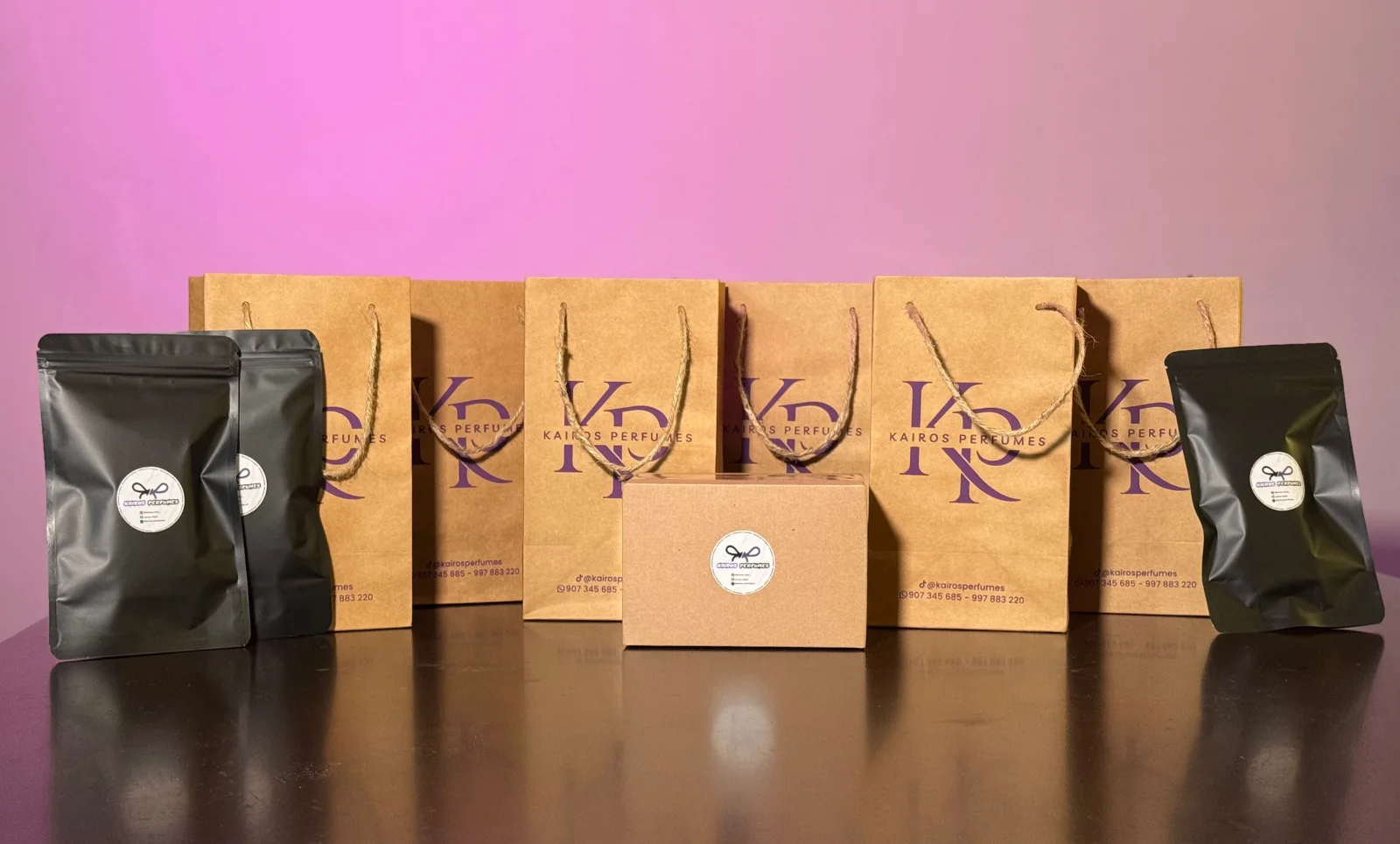 Una entrega de Kairos Perfumes