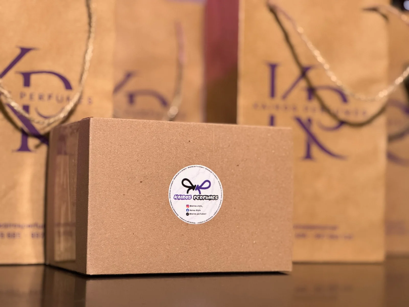 Una entrega de Kairos Perfumes