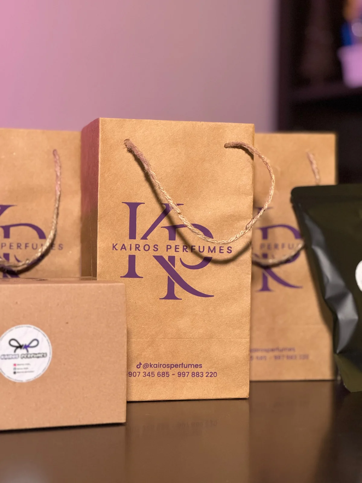 Una entrega de Kairos Perfumes